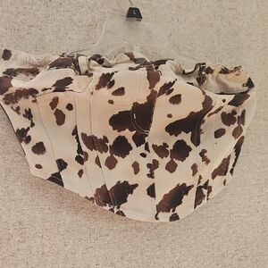 Forever 21 Brown and Cream Camisole